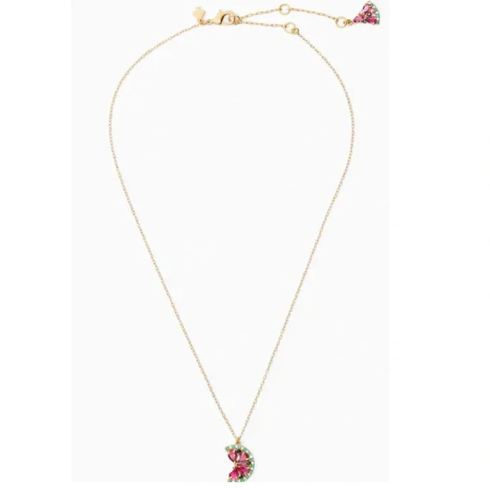 $79 Kate Spade Watermelon Mini Pendant Necklace - Picture 5 of 7